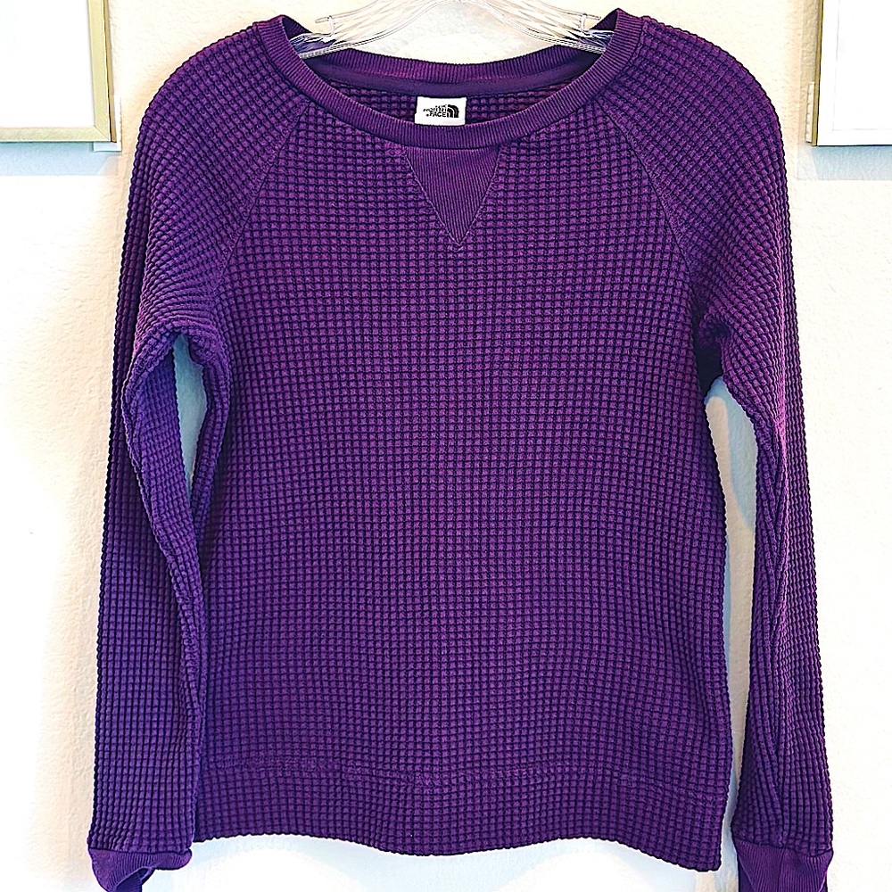 The North Face Long Sleeve Chabot Crew Shirt Purple